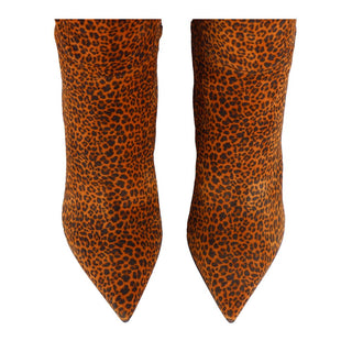 Sergio Rossi Marrone Suede Women Ankle Boot