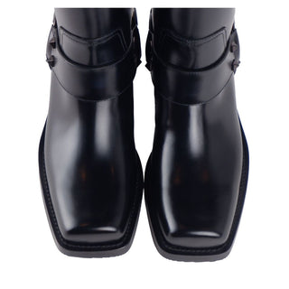 Valentino Garavani Nero Calfskin Women Ankle Boot