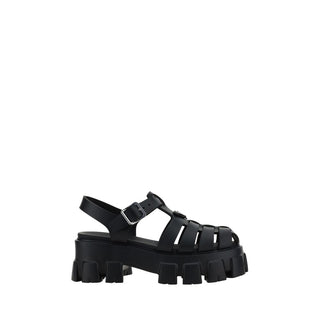Prada Black Acetate Platform Sandals