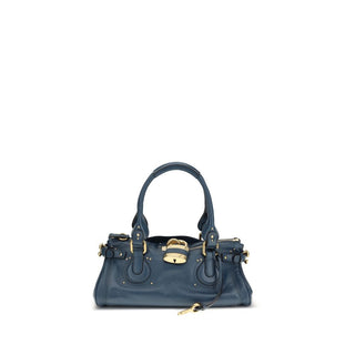 Chloé Blue Buffalo Leather Shoulder Bag