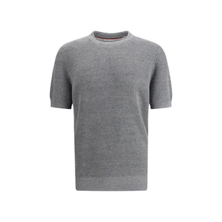 Brunello Cucinelli Gray Linen Clothing