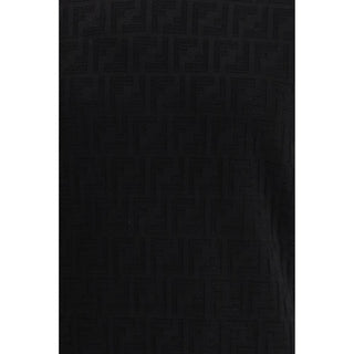 Fendi Black Cotton T-Shirt