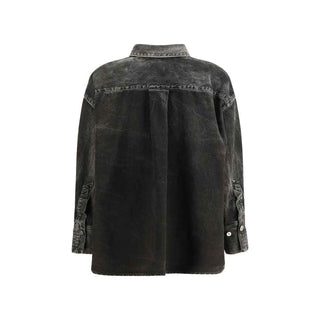 The Attico Black Denim Shirt