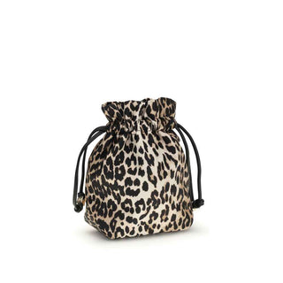 Ganni Multicolor Recycled Polyester Clutch Bag