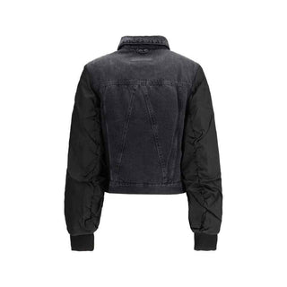 Ganni Black Cotton Denim Jacket