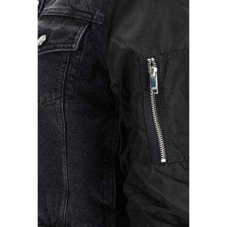 Ganni Black Cotton Denim Jacket