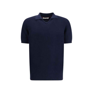 Brunello Cucinelli Blue Cotton Dress Shirt