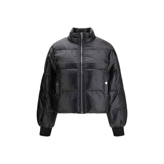 Ganni Black Nylon Coat