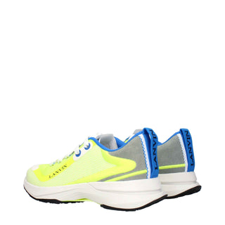Lanvin Yellow Fabric Athletic Sneakers