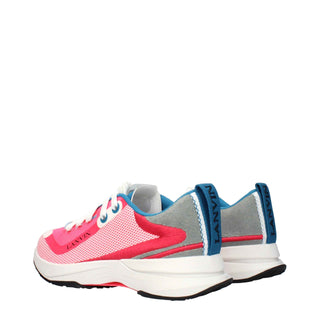 Lanvin Pink Fabric Athletic Sneakers