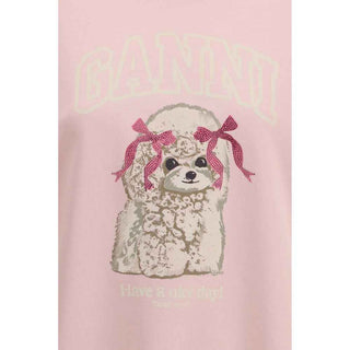 Ganni Multicolor Cotton Sweatshirt