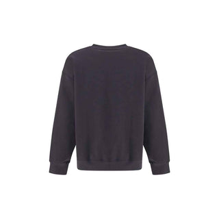 Ganni Black Cotton Sweatshirt