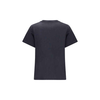 Ganni Black Cotton T-Shirt