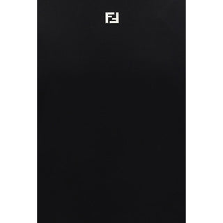 Fendi Black Cotton T-Shirt