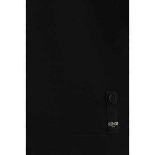 Fendi Black Cotton T-Shirt