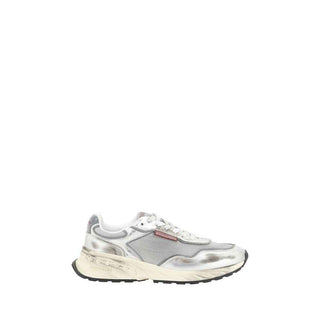 Dsquared² White Calf Leather Bos Taurus Sneakers