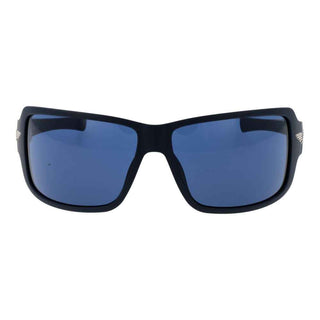 Police Blue Plastic Sunglasses