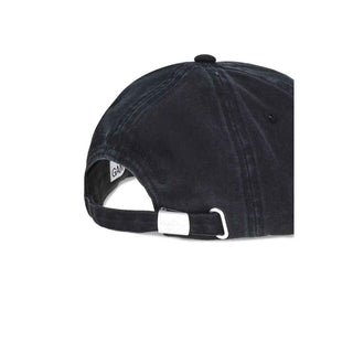 Ganni Black Cotton Cap (Baseball Hat)