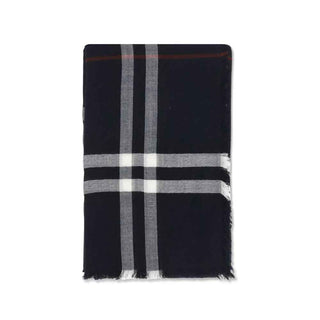Burberry Blue Wool Scarf