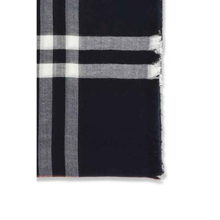 Burberry Blue Wool Scarf