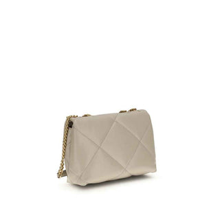 Tory Burch Cream Lamb Ovis Aries Aries Shoulder Bag