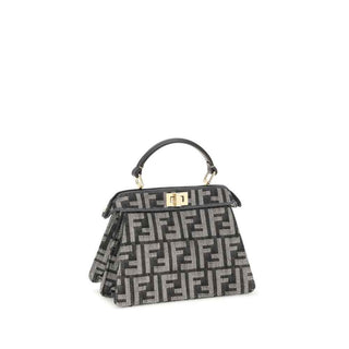 Fendi Blue Fabric Shoulder Bag