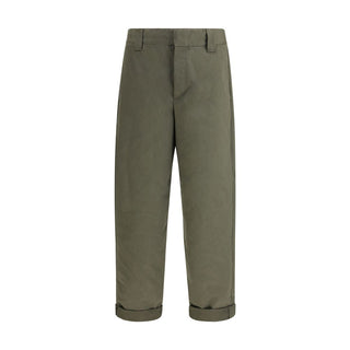 Golden Goose Green Cotton Chino Pants