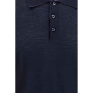 Golden Goose Blue Merino Wool Shirt