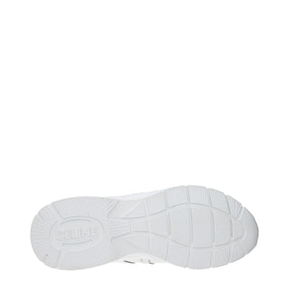 Celine White Leather Athletic Sneakers