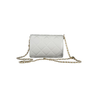 Mario Valentino Gray Polyurethane Women's Bag With Adjustable Chain Strap