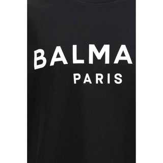 Balmain Black Cotton T-Shirt