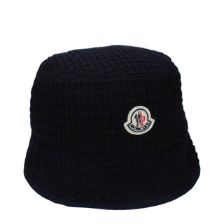 Moncler Blue Wool Bucket Hat