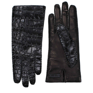 Miu Miu Black Leather Gloves