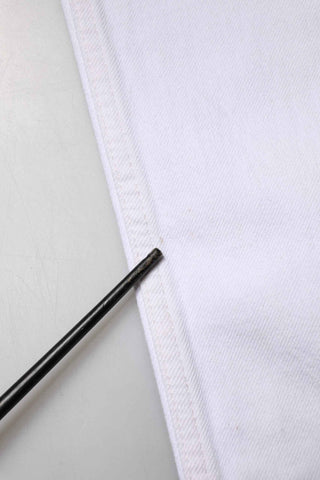 ISABEL MARANT ETOILE White High Waist Straight Denim Jeans