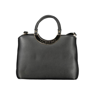 Mario Valentino Black Polyurethane Women Handbag