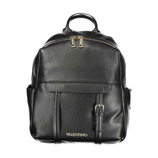 Mario Valentino Black Polyurethane Women Backpack