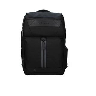 Piquadro Black Fabric Backpack