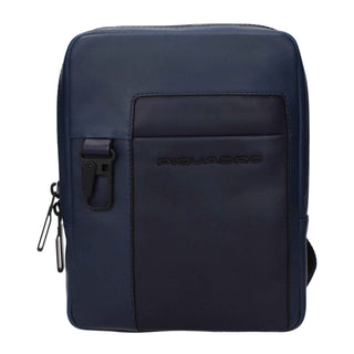 Piquadro Blue Leather Crossbody Bag