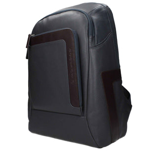 Piquadro Gray Leather Backpack