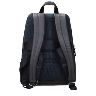 Piquadro Gray Leather Backpack
