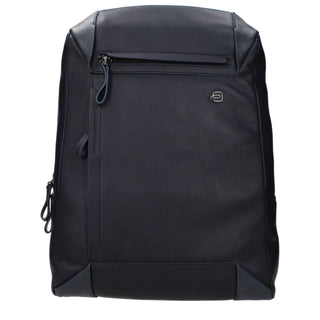 Piquadro Blue Leather Backpack