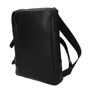 Piquadro Black Leather Crossbody Bag