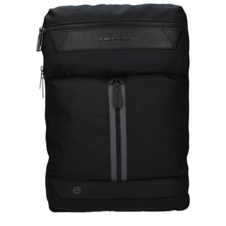 Piquadro Black Fabric Backpack