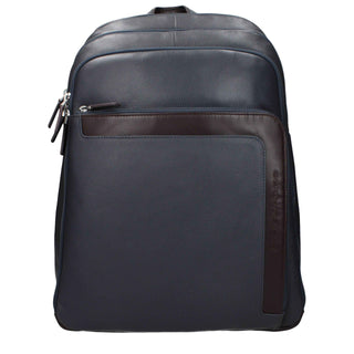 Piquadro Gray Leather Backpack