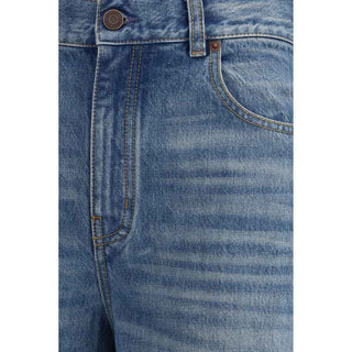 Chloé Blue Cotton Jeans Denim
