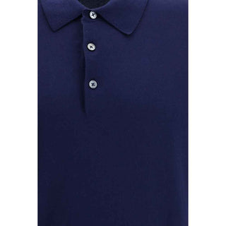 Tom Ford Blue Cotton Polo Shirt